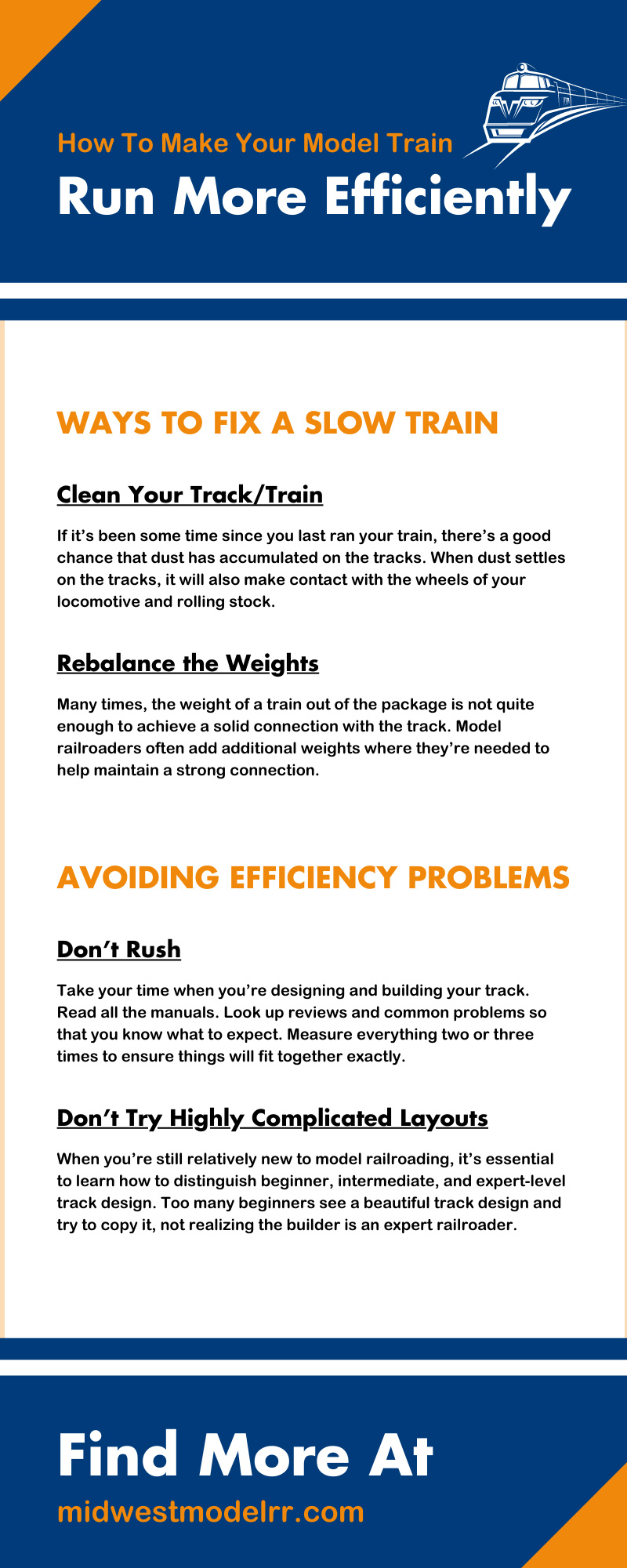 How To Make Your Model Train Run More Efficiently